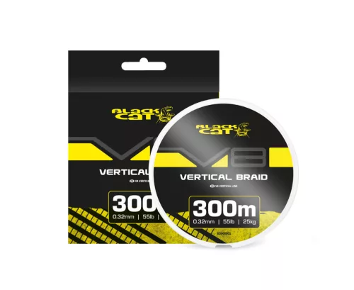 Black Cat V8 Line 0.41mm 81lb 300m fonott zsinór (BO900002)