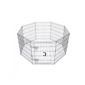   Camon Recinto Large Kutya, És Más Kisállat Karám, Kennel,  Ketrec 1 Ajtós 8dbx60x76cm (C170/1)