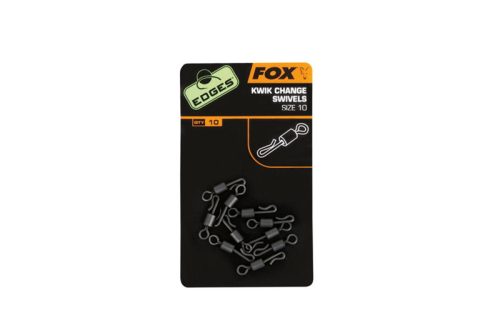 Fox Edges™ Kwik Change Swivel Forgó 10db size 10 (CAC486)