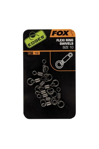 Fox Edges™ Flexi Ring Swivel Size 7 karikás forgókapocs 10db (CAC528)