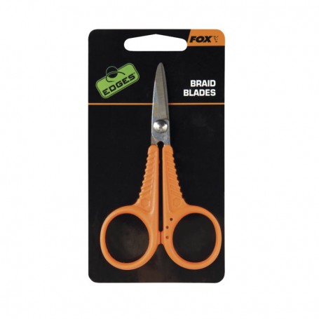 Fox Edges Scissors -- Orange olló - fonott zsinórokhoz is (CAC563)