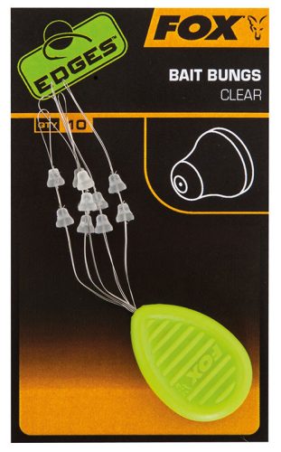 Fox Edges™ Bait Bungs Clear csalistopper hajszálelőkére (CAC687)