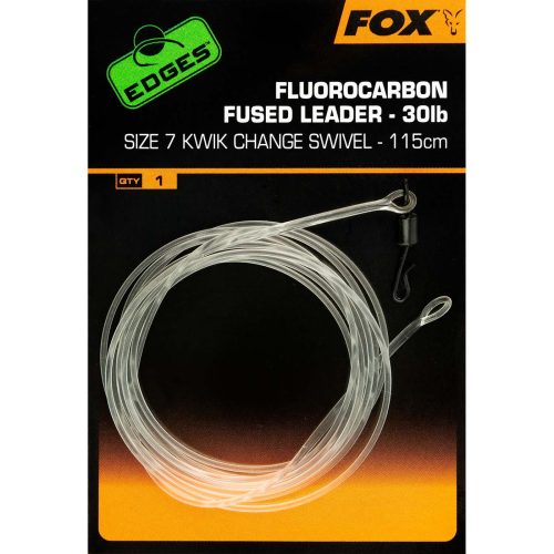 Fox Edges Kwik Change Swivel 115cm Size 10  előtét zsinór forgóval (CAC718)