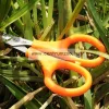 Fox  Edges Titanium Braid Scissors Orange olló fonott zsinórokhoz (CAC932)