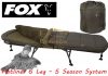 Fox Flatliner 6 Leg - 5 Season System pontyozó ágy 215x84cm és hálózsák szett (CBC096)
