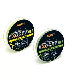   Fox Exocet® Mk2  Marker Braid Green 20lb 0.18mm 300m Fonott Zsinór (CBL012)