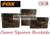 Fox Camo Square Bucket  5L - terepmintás vödör (CBT005)