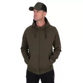   Fox Collection LW Hoody Green & Black pulóver Medium (CCL197)