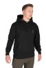 Fox Collection Black Marl Orange Hoodie pulóver SMALL (CCL226)