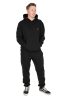 Fox Collection Black Marl Orange Hoodie pulóver SMALL (CCL226)