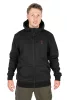 Fox Collection Soft Shell Jacket Black & Orange kabát MEDIUM (CCL263)