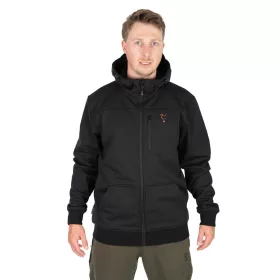   Fox Collection Soft Shell Jacket Black & Orange kabát MEDIUM (CCL263)