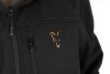 Fox Collection Soft Shell Jacket Black & Orange kabát MEDIUM (CCL263)