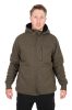 Fox Collection Sherpa Jacket Green & Black dzseki, kabát Small (CCL280)