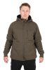 Fox Collection Sherpa Jacket Green & Black dzseki, kabát Small (CCL280)