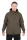 Fox Collection Sherpa Jacket Green & Black dzseki, kabát XXXL (CCL285)