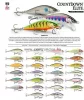 Rapala CDE75 Countdown® Elite  7,5cm 10g wobbler - GDVR színben