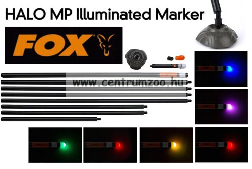 Fox Halo Illuminated Marker Pole – 1 Pole Kit (No Remote) 2.5kg súllyal dőlőbója 1db (Távirányító Nélkül) (CEI179)