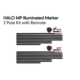   Fox Halo 2 Pole Kit Inc Remote 2.5kg súllyal dőlőbója szett 2db-os (CEI181)
