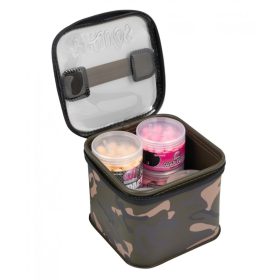   Fox Aquos Camo Bait Storage Medium Plus csalis és aprócikkes táska - 17x17x13cm  (CEV014)