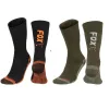 Fox Black-Orange Thermolite Long Sock 6 - 9 (Eu 40-43) meleg termo zokni (CFW116)