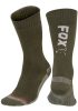 Fox Green-Silver Thermolite Long Sock 6 - 9 (Eu 40-43) meleg termo zokni (CFW118)