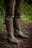 Fox Neoprene lined Camo Khaki Rubber Boot csizma Size  7 - 41-es (CFW162)