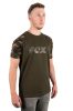 Fox Camo Khaki Chest Print  T-Shirt - Large -  horgász póló (CFX015)