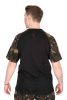 Fox Black Camo Outline T-Shirt rövidujjú póló SMALL (CFX267)