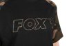 Fox Black Camo Outline T-Shirt rövidujjú póló SMALL (CFX267)