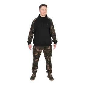 Fox LW Black Camo QTR Zip SMALL pulóver  (CFX351)