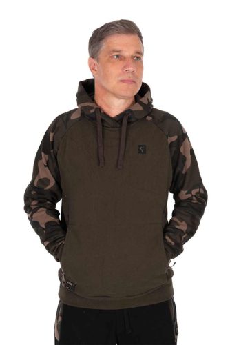 Fox Pullover Premium 310 Khaki/Camo kapucnis pulóver - M