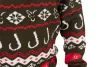 Fox Xmas Jumper Winter Hoodie MEDIUM pulóver (CFX529)