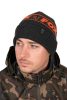 Sapka - Fox Collection Beanie Hat Black & Orange meleg sapka (CHH019)