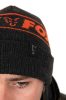 Sapka - Fox Collection Beanie Hat Black & Orange meleg sapka (CHH019)