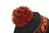 Sapka - Fox Collection Bobbles Black & Orange bojtos meleg sapka (CHH021)