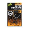 Fox EDGES™ Super Wide Gape (In-Turned Eye) - Size 2 pontyozó horog 10db (CHK241)