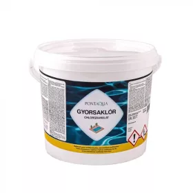 Pontaqua Gyorsaklór granulátum gyorsklór 3kg tiszta víz