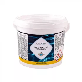   Pontaqua Tisztaklór 20g tbl klór tabletta 3kg - tiszta víz