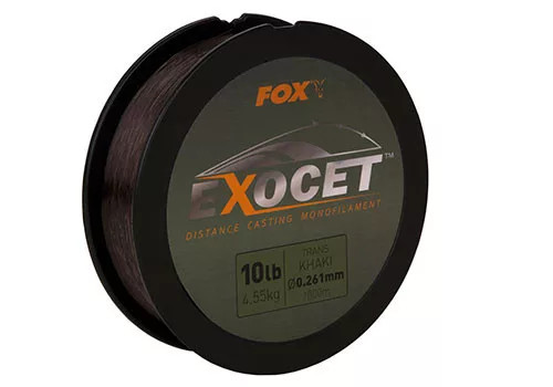 Fox Exocet® Mono Trans Khaki 1000m 13lbs 0.309mm monofil zsinór (CML150)