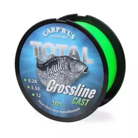  Carp'R'Us Total Crossline Cast távdobó zsinór 0,28mm, 1200m, 5,5kg, 12lb monofil zsinór   (CRU960021)