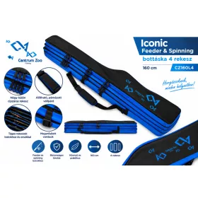 Iconic Feeder & Spinning bottáska 160cm 4 rekesz (CZ160L4)