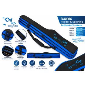 Iconic Feeder & Spinning bottáska 190cm 3 rekesz (CZ190L3)