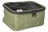 Carp'N'Carp átlátszó tetejű tároló táska XL zöld  32x22x8cm (CZ2583)