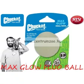   Chuckit Max Glow Fluoreszkáló Labda (S) 5Cm Sötétben Jól Látható (Chuc32312)