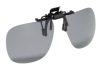 Strike King Polarized Clip-On Sunglasses Gray Mirror előtét napszemüveg (Co-121329)