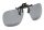 Strike King Polarized Clip-On Sunglasses Gray Mirror előtét napszemüveg (Co-121329)