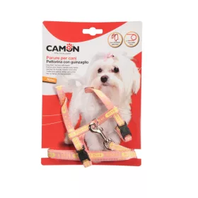   Camon Parure Per Cani - Pettorina Con Guinzaglio - Kutyahám + Póráz (DC084)