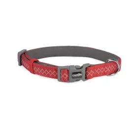   Camon Cubic Red Collar 23-32cm 10mm textil nyakörv  (DC108/A)