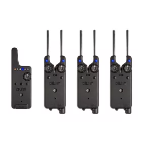   Delkim Digital Presentation Set Blue Led Alarm Set elektromos kapásjelző szett 3+1 (DD054)